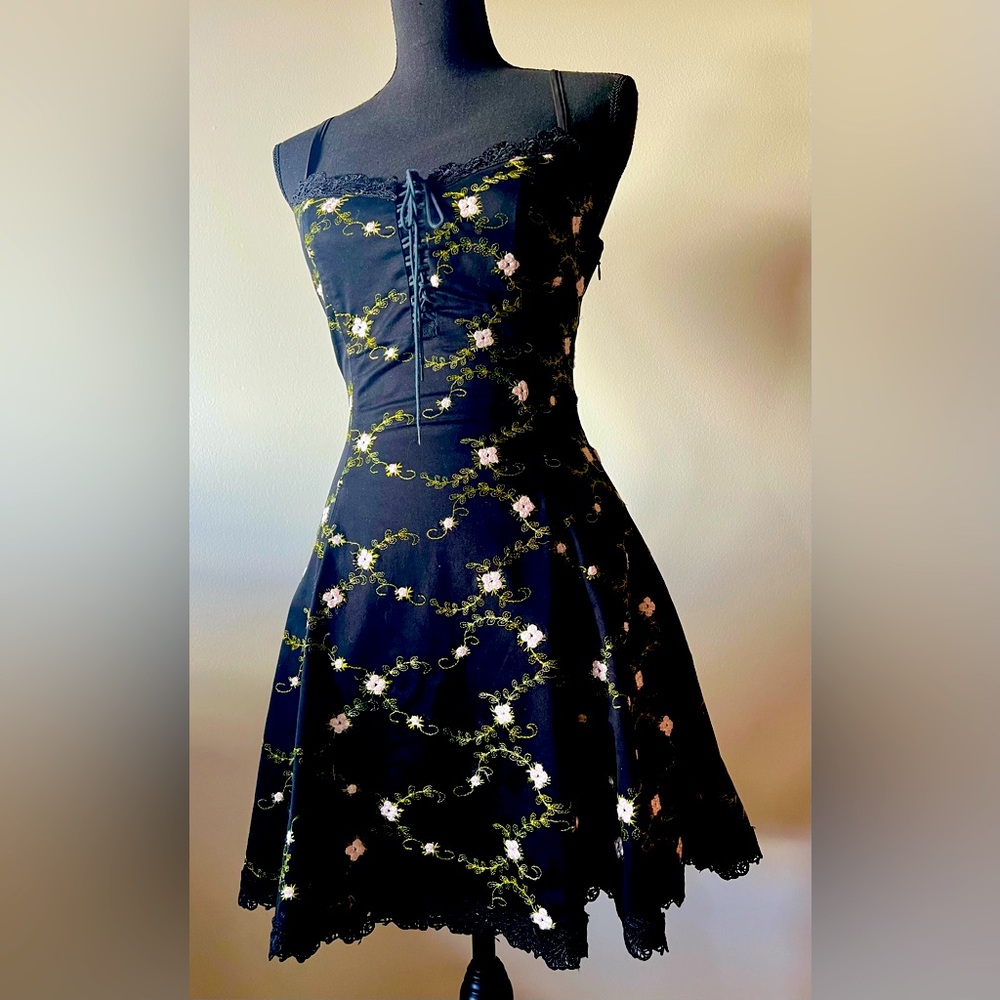 Vintage Betsey Johnson black dress